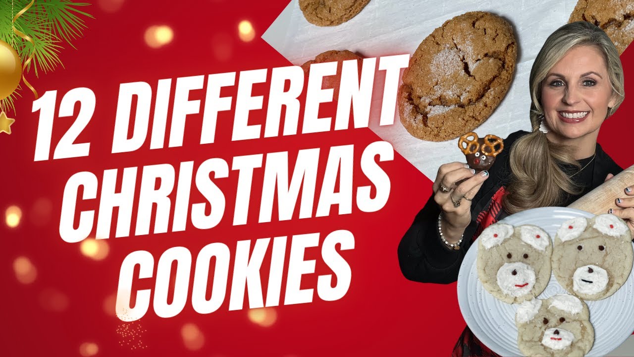 YouTube post by @ACharmingAbode for FOREO. Caption reads: HOLIDAY BAKING IDEAS | 12 DIFFERENT CHRISTMAS....