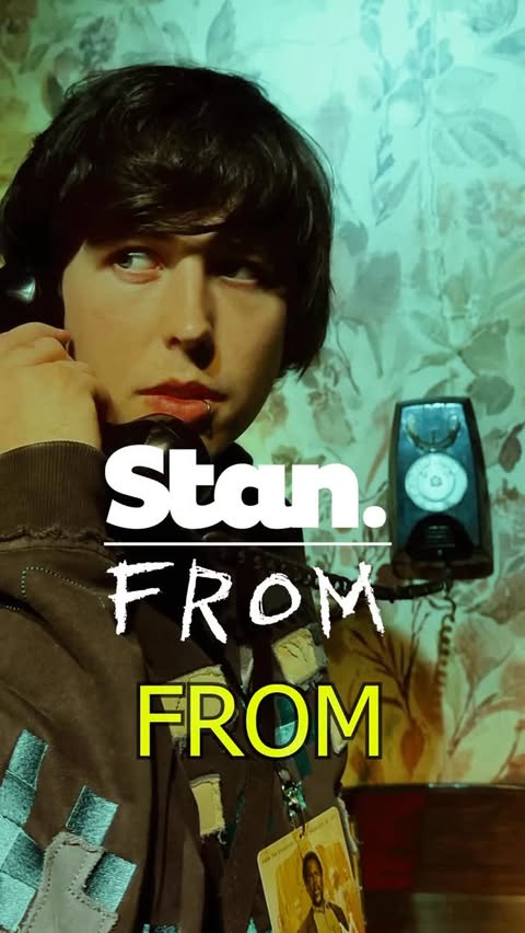 Instagram post by @calebfinn1994 for Stan.. Caption reads: [...] when you go. Stream FROM season 4 NOW on....
