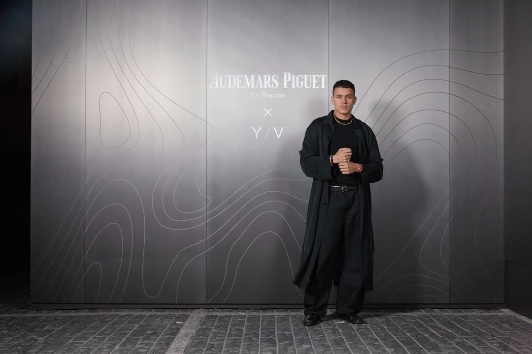 Instagram post by @aron.piper for Audemars Piguet. Caption reads: [...] with the beautiful @audemarspiguet....
