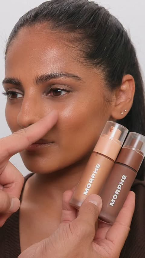 Instagram post by @vincentford for Morphe. Caption reads: [...] need for glowy bronzed skin. I used the....
