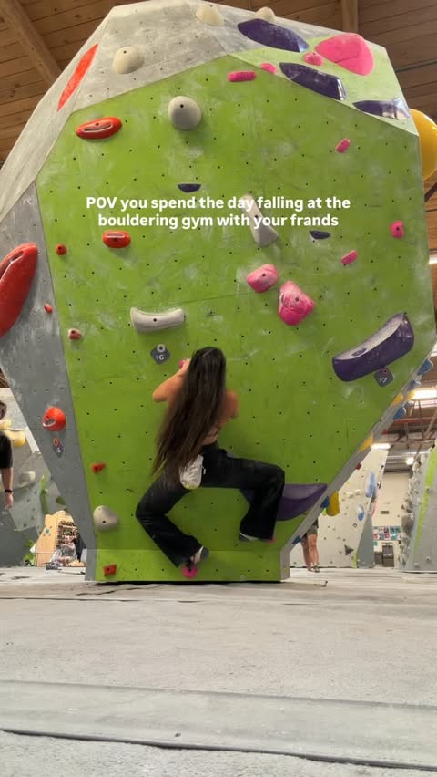 Instagram post by @michelsdelaney for TORRAS. Caption reads: Fall on some boulders and try out the....