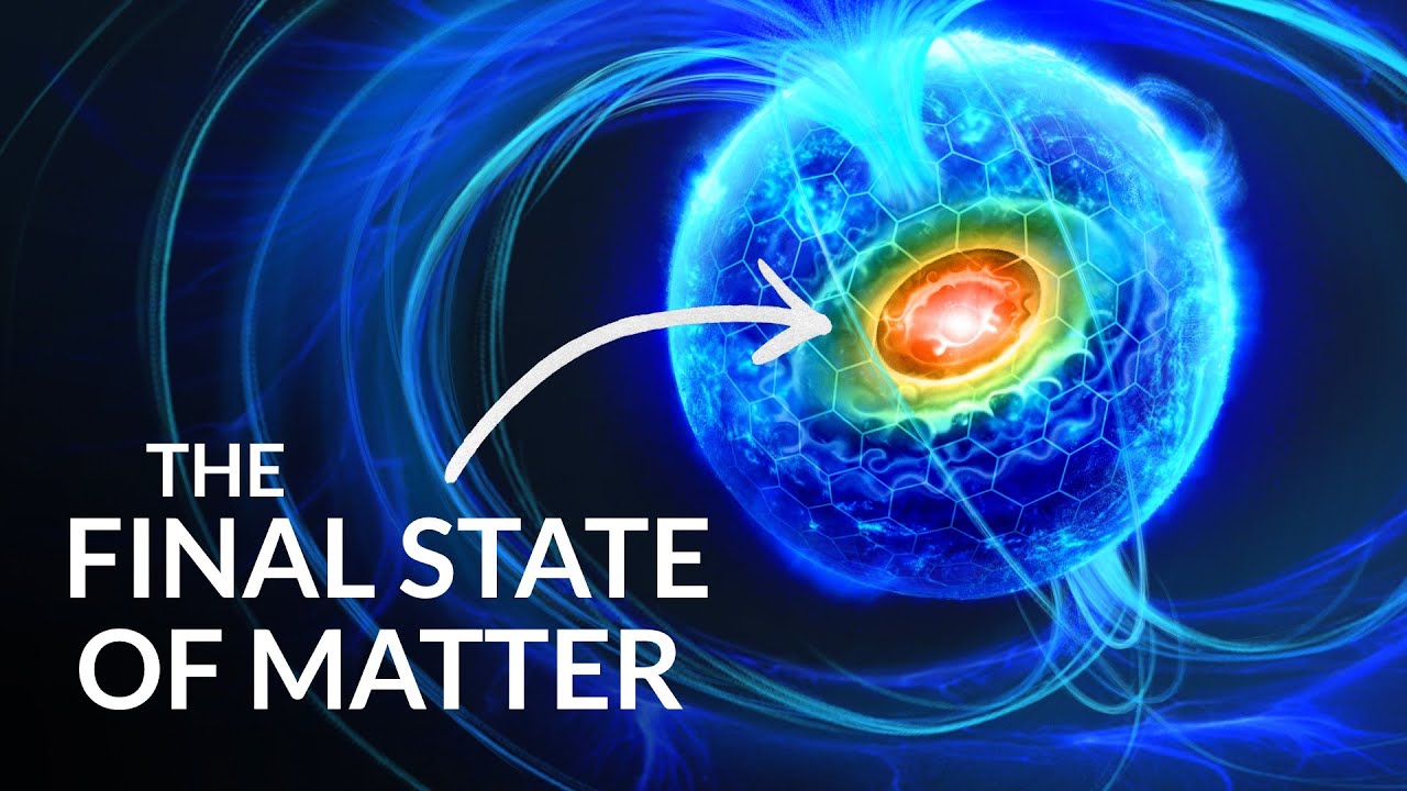 YouTube post by @HistoryoftheUniverse for Fiverr. Caption reads: What Is Hidden In The Core Of A Neutron Star?.