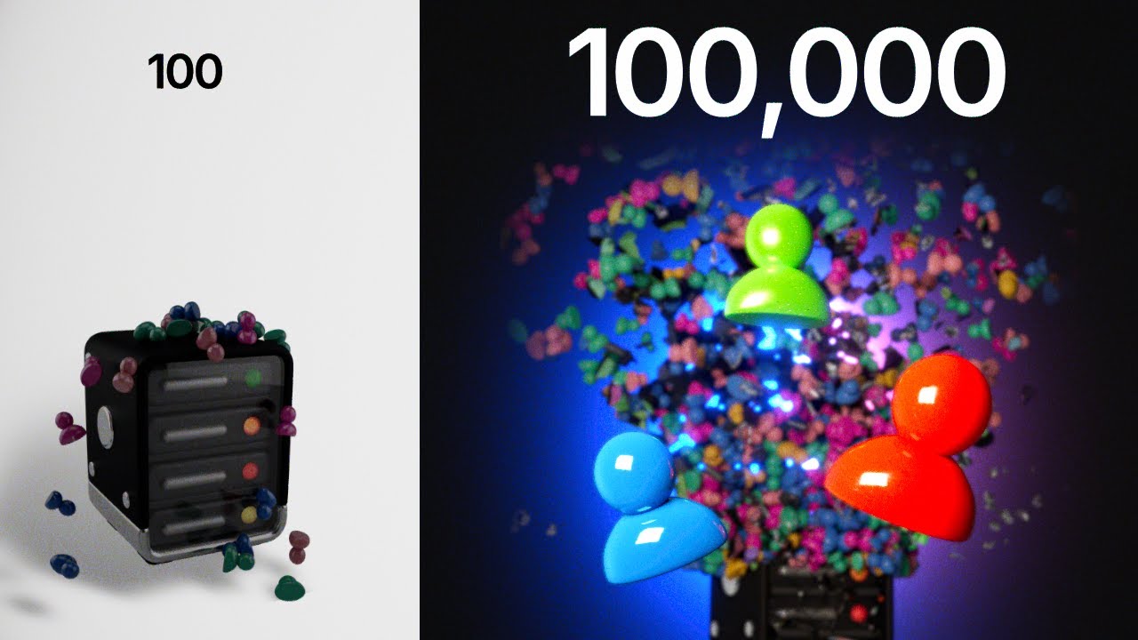 YouTube post by @CodingWithLewis for Liinks. Caption reads: How Much Does it Cost to Scale an App to 100,000....