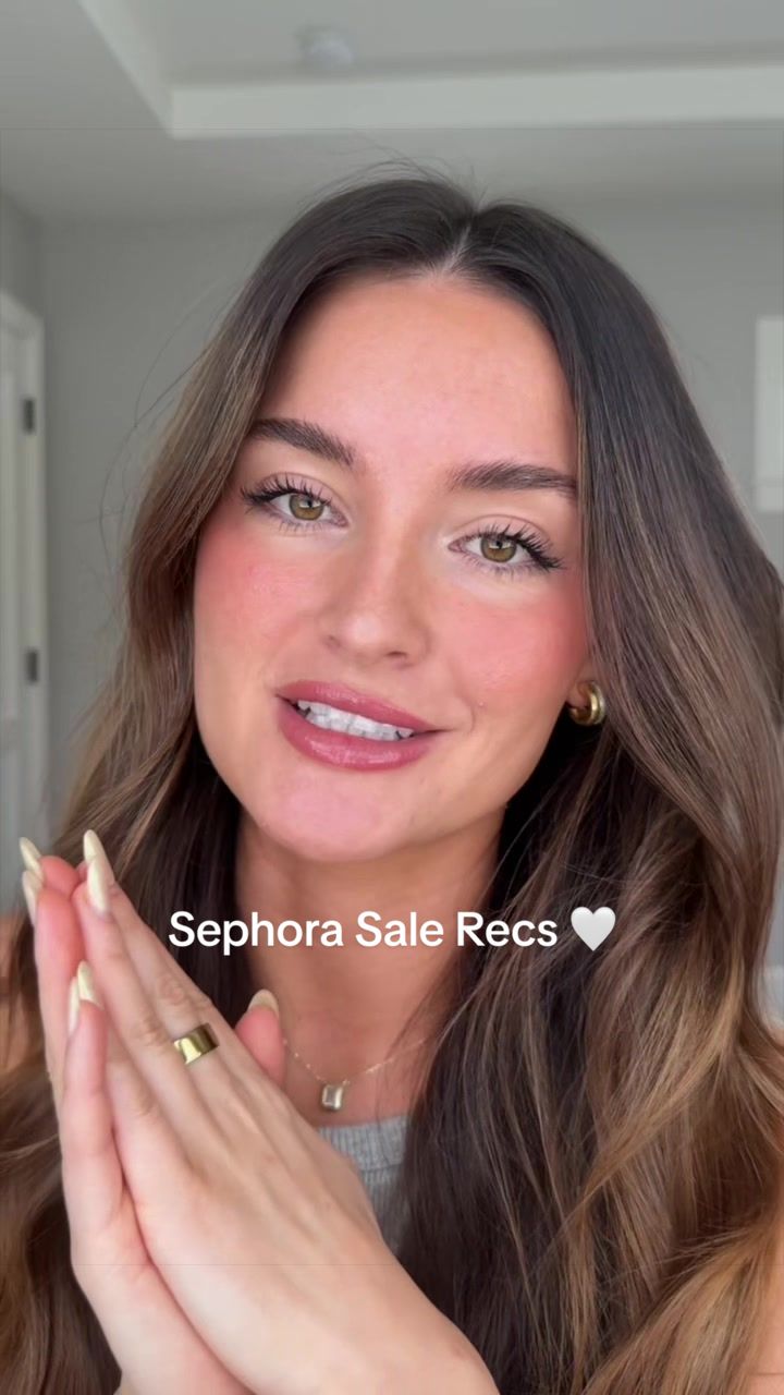 TikTok post by @sarahashleya for Kosas. Caption reads: [...] cart before they sell out! @Kosas @sephora .....