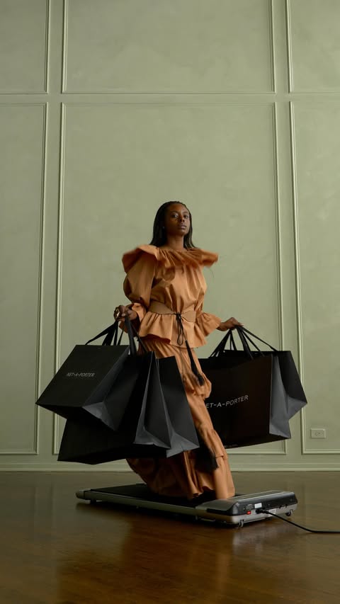Instagram post by @atiyawalcottfits for NET-A-PORTER. Caption reads: @Netaporter Spring/Summer 2026 speaks for itself....