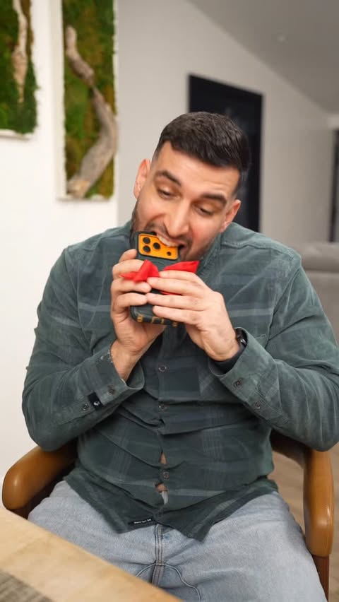 Instagram post by @patrickzeinali for OtterBox. Caption reads: Don’t be that guy and get the @otterbox Defender....