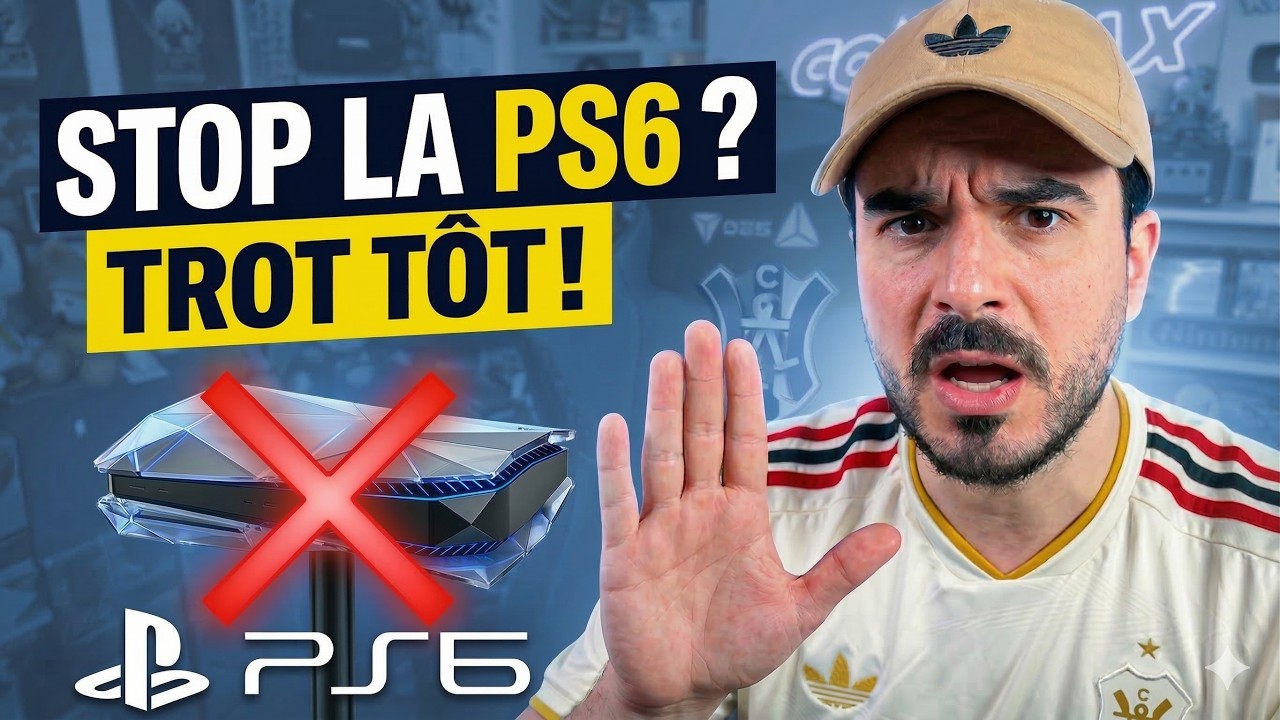 YouTube post by @Conkerax for Arknights: Endfield. Caption reads: Why I DON'T WANT a PS6 in 2027!.