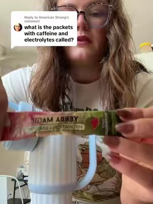 TikTok post by @hallowayhome for Yerba Magic. Caption reads: [...] yummy tasting! @Brainista #yerbamate....