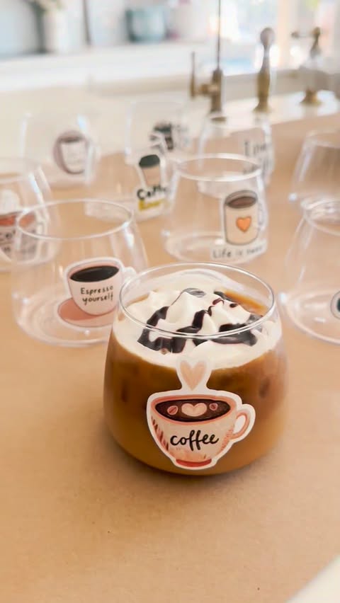 Instagram post by @beautifulinspire.co for TOSSWARE. Caption reads: [...] Then you should grab these cups by @tossware....