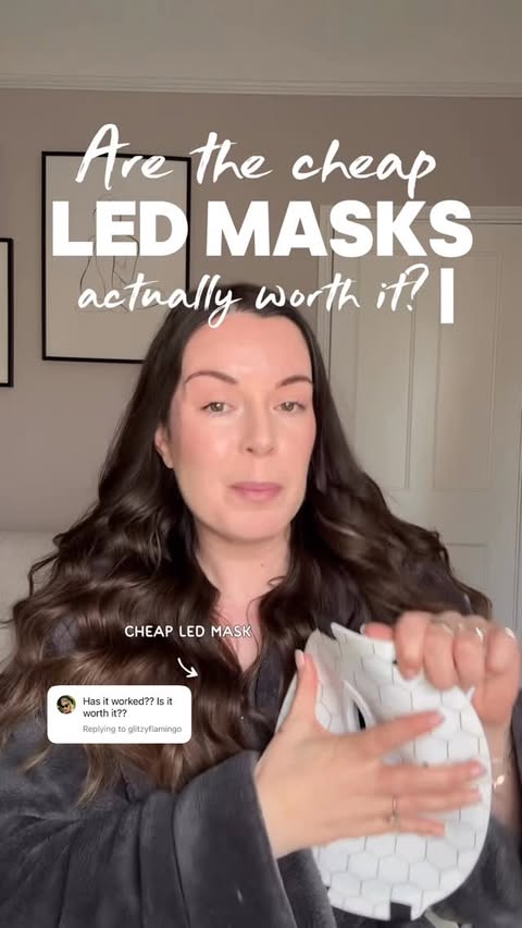 Instagram post by @beauty_glow_girl for currentbody. Caption reads: [...] properly tested. Enter the @currentbody LED....