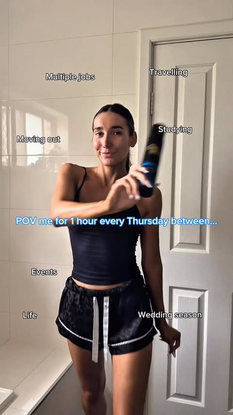 Instagram post by @aleksandriailic for Bondisands. Caption reads: The @bondisands Ultra Express Self Tanning Foam is....