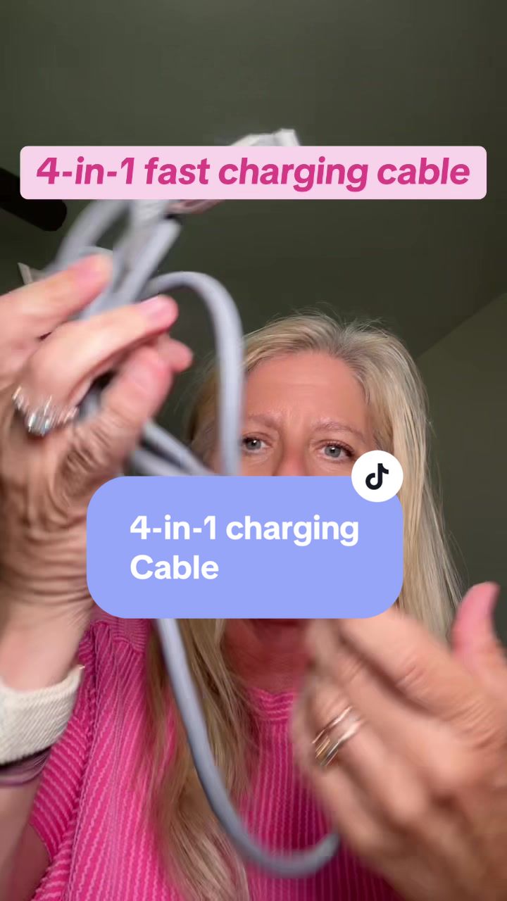 TikTok post by @kathyweseloh for MFish Tech. Caption reads: [...] #fastcharging #charging#dealsforyou....