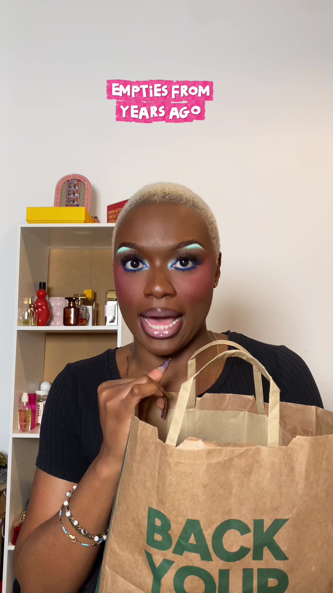 TikTok post by @rayosemen for Doll Beauty. Caption reads: [...] @e.l.f. Cosmetics UK @Wonderskin 💋 @Doll....