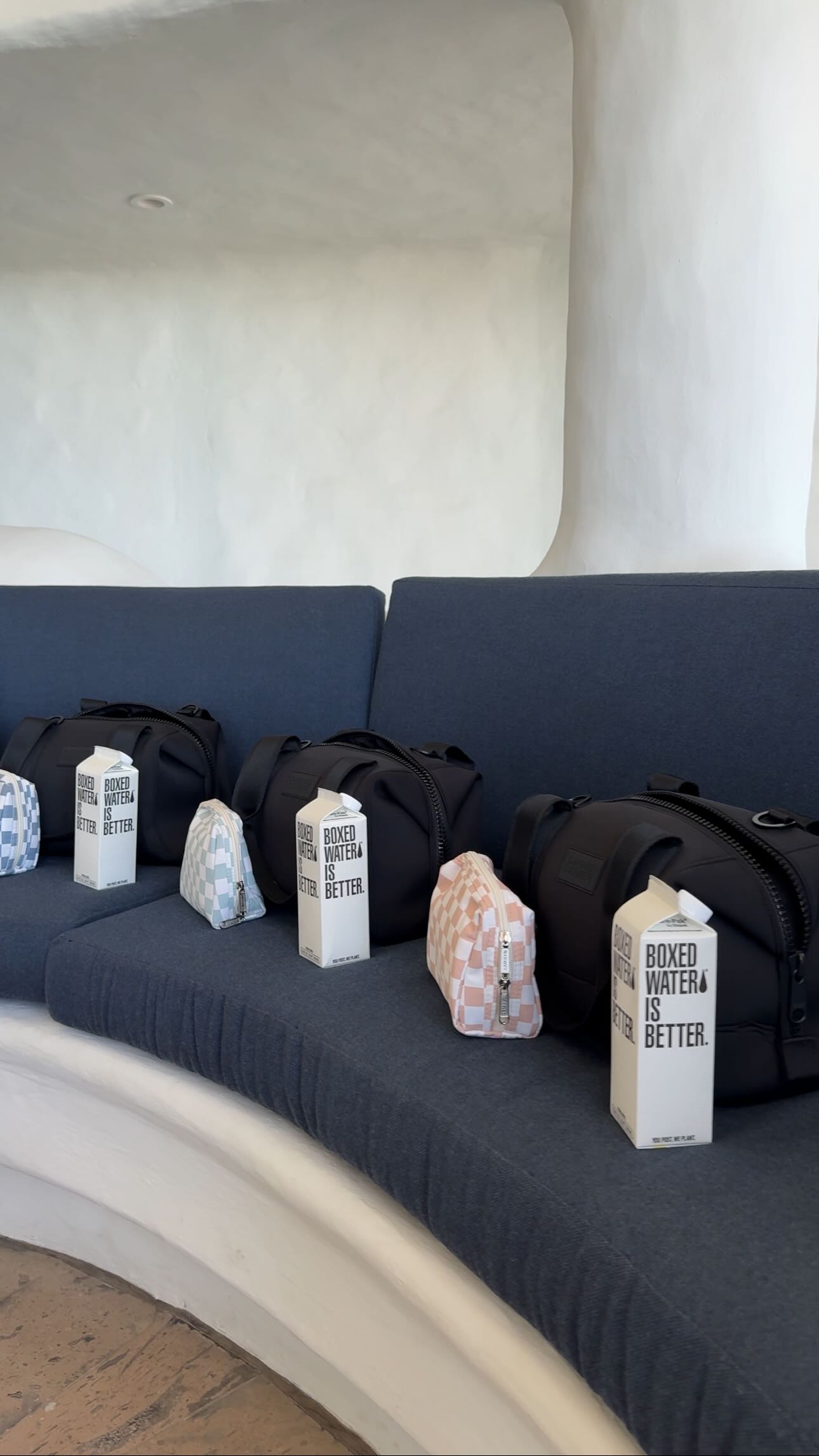 Instagram post by @taylasnts for Dagne Dover. Caption reads: A little throwback to what I packed up in my girls....