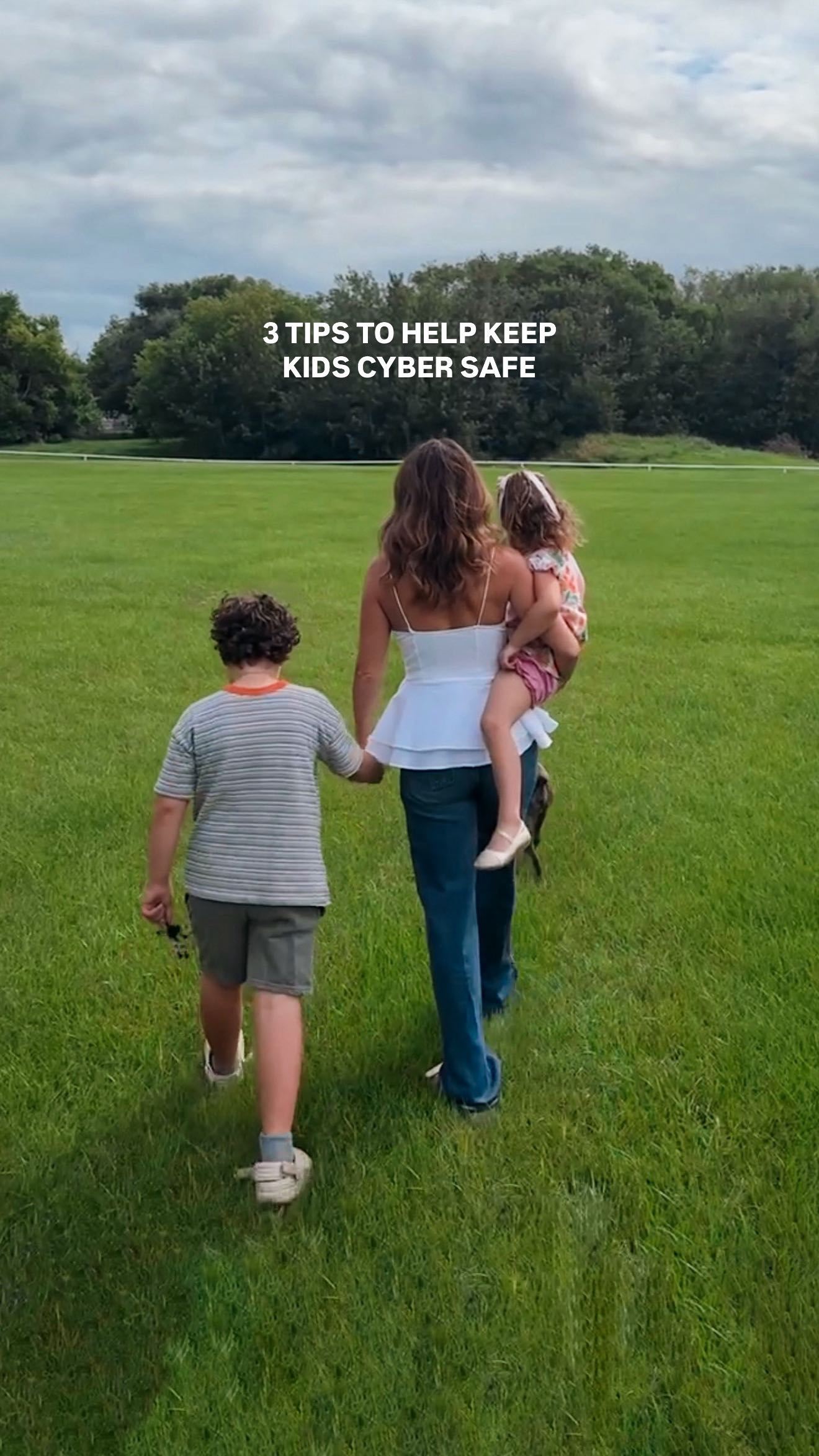 Instagram post by @lyndseysmiith for RBC. Caption reads: AD Trying to give our kids a wholesome 90’s....