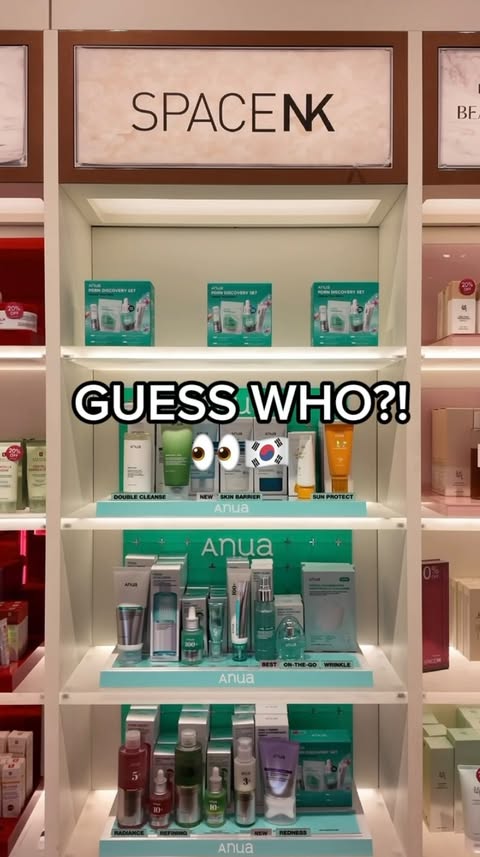 Instagram post by @granttdonaldson for ANUA. Caption reads: ad ANUA have launched at Space NK 👀 [...].