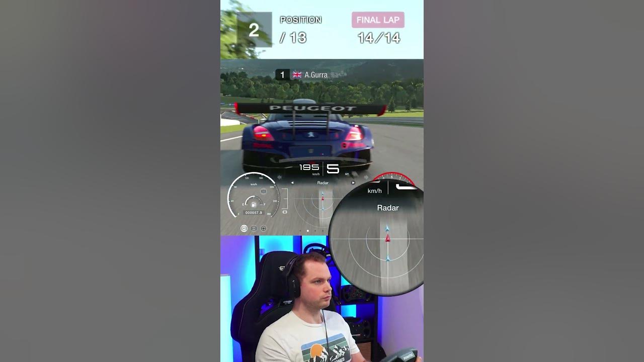 YouTube post by @DigitRacingDG for Fanatec. Caption reads: Deep Forest Finish is Just Different!.