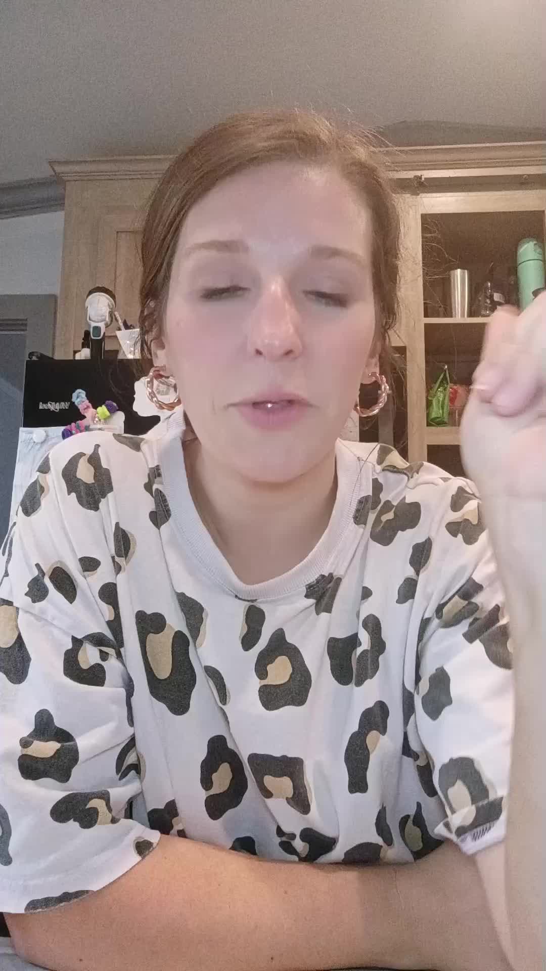TikTok post by @arielleaubreeprue for Cocofloss. Caption reads: I've been loving this coconut infused floss. I can....