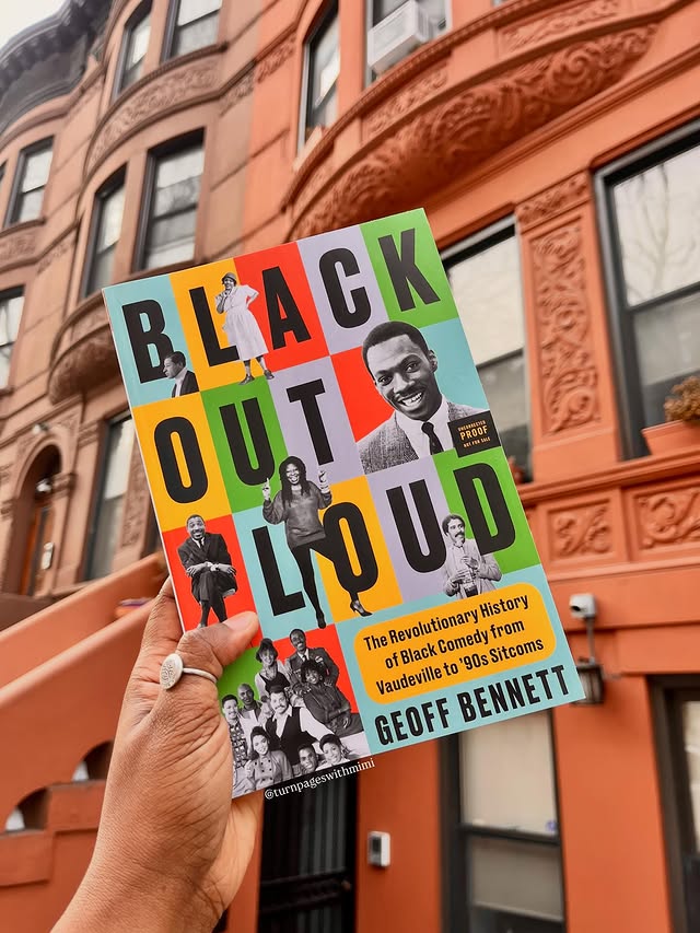 Instagram post by @turnpageswithmimi for HarperCollins. Caption reads: 📖: Black Out Loud: The Revolutionary History of....