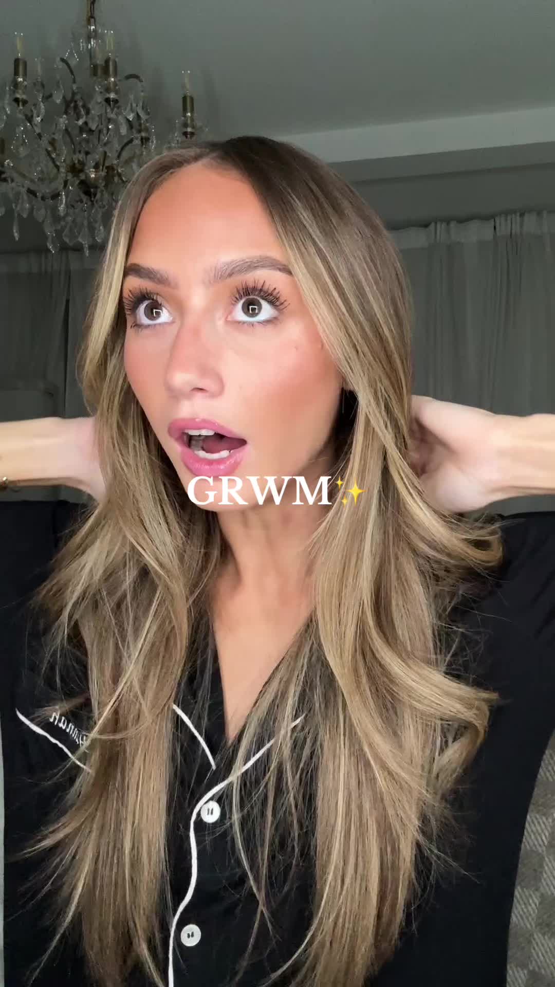 TikTok post by @hannahharrell for Ellis Brooklyn. Caption reads: Holiday party ready🫶🏻 @Ellis Brooklyn....