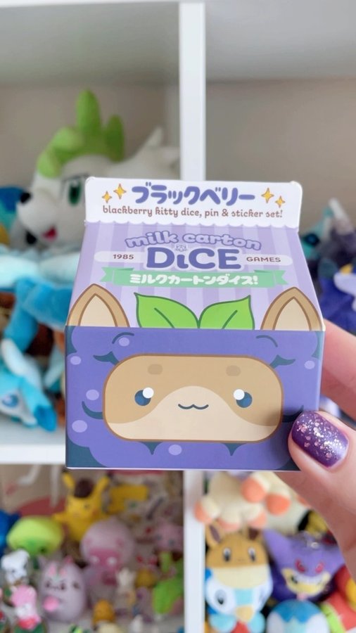 Instagram post by @celestialkaty for 1985 Games. Caption reads: Thank you 1985 Games for gifting me these....