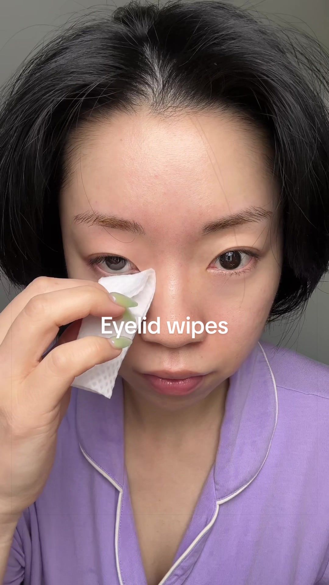 TikTok post by @minjuugc for CorneaCare. Caption reads: [...] help so much w seasonal allergies?....