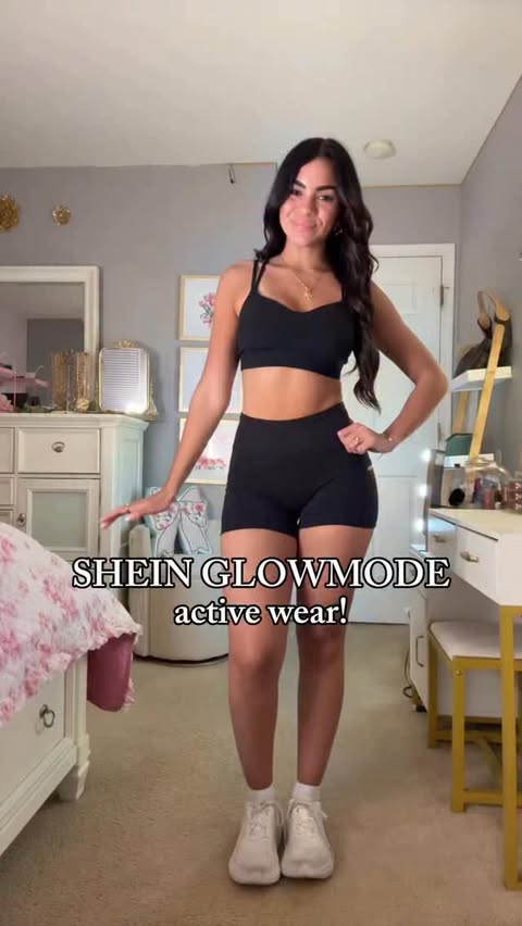 Instagram post by @jaylene.outfits for Glowmode. Caption reads: Search GLOWMODE on SHEIN and use code 15jaylene....