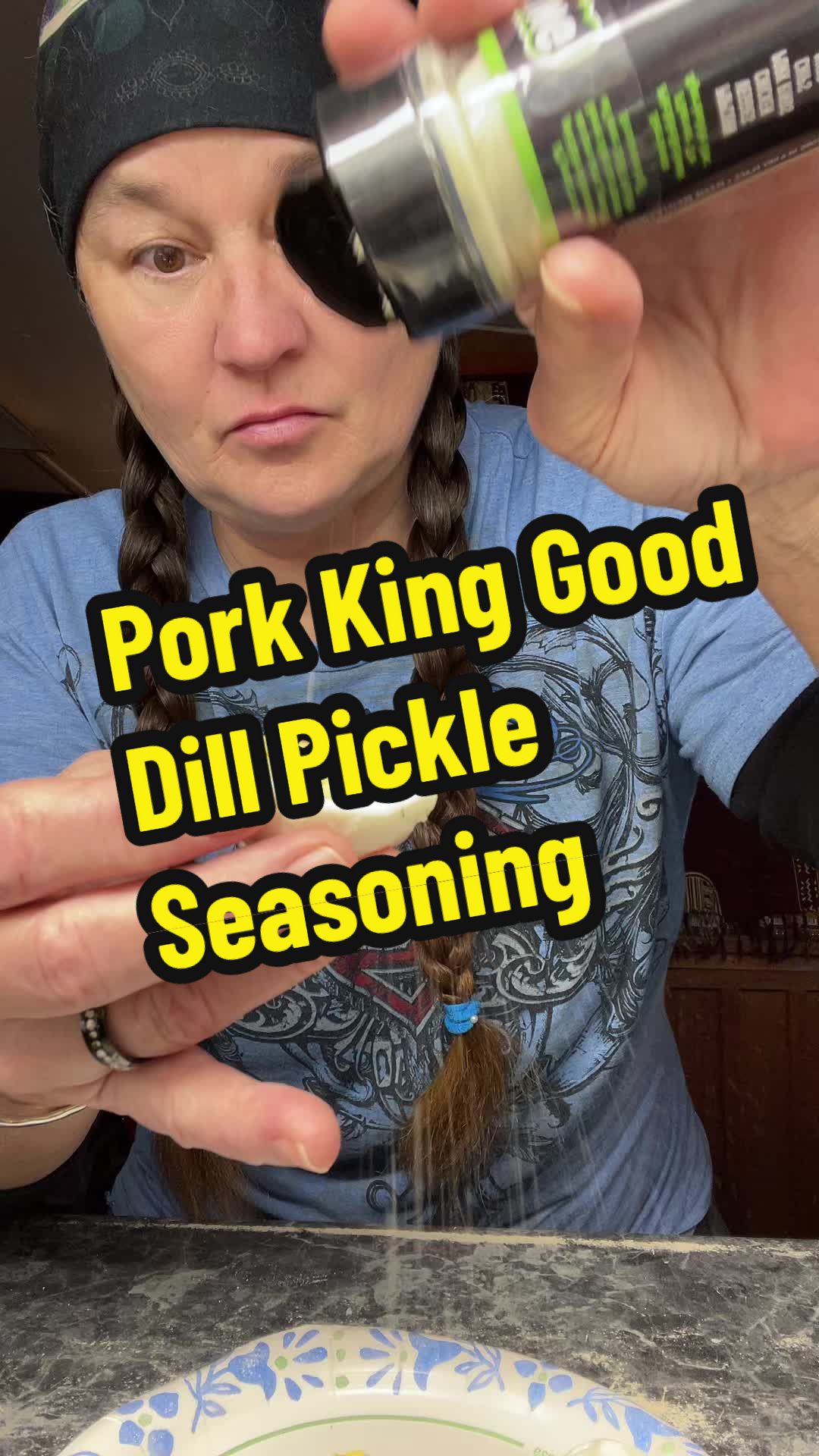 TikTok post by @themole2005_official for Pork King Good. Caption reads: #dillpickle @Pork King Good .