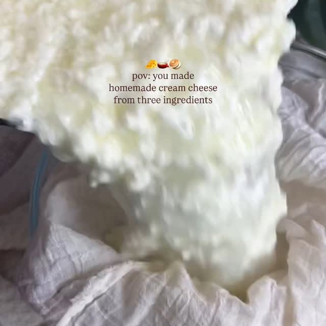 Instagram post by @homemeide for Hero Bread. Caption reads: Cream cheese with just three ingredients? yes....