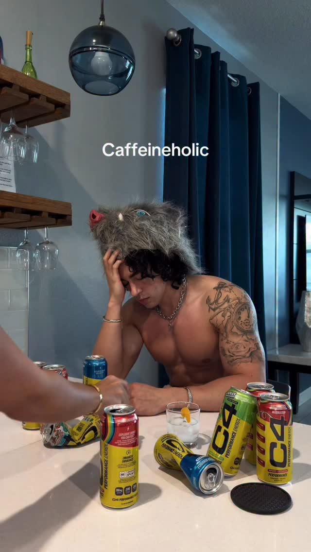 Instagram post by @brayan__lopez__ for C4 Energy. Caption reads: No hungover for Inosuke tho 

@c4energy #c4partner.