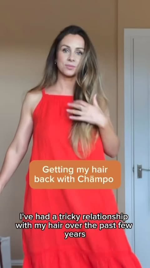 Instagram post by @susiejverrill for Chāmpo Haircare. Caption reads: Ad I’ve been trialling @champohaircare products....
