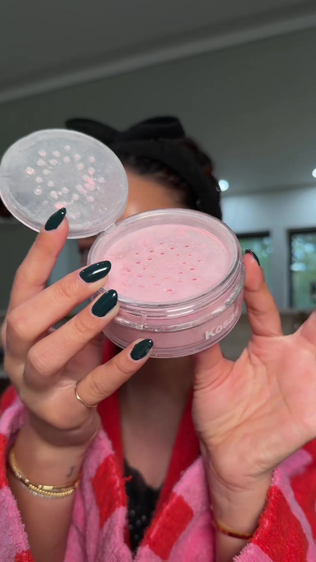 TikTok post by @desirewestphal for Kosas. Caption reads: @Kosas 💕💗💞💓.