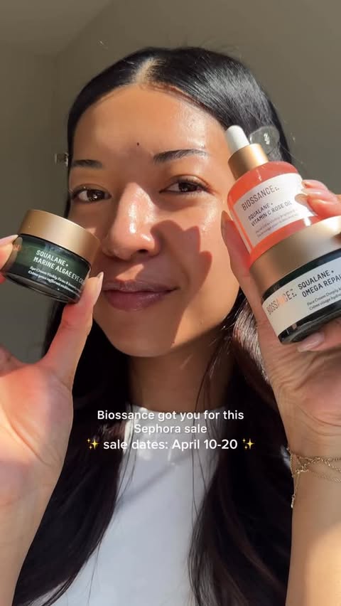 Instagram post by @glowwithmar for Biossance. Caption reads: [...] from April 10-20… and these are the....
