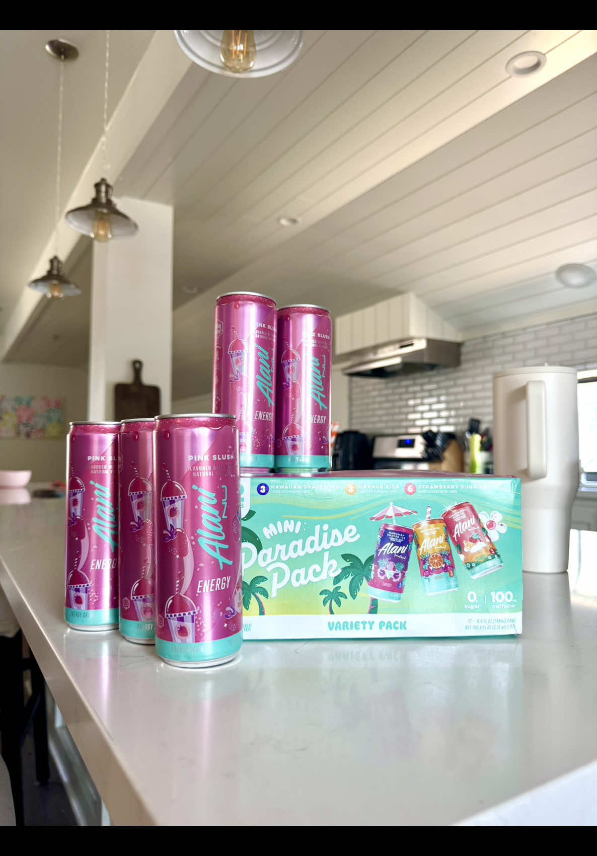 TikTok post by @averygiddens for KenzKustomz. Caption reads: [...] @Alani Nu Ambassadors @LoveCottage....