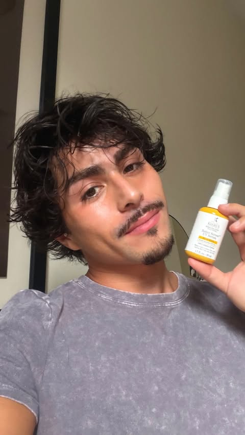 Instagram post by @goobigubbi for Kiehl's Since 1851. Caption reads: the @kiehls Better Screen SPF 50+ is flying off....