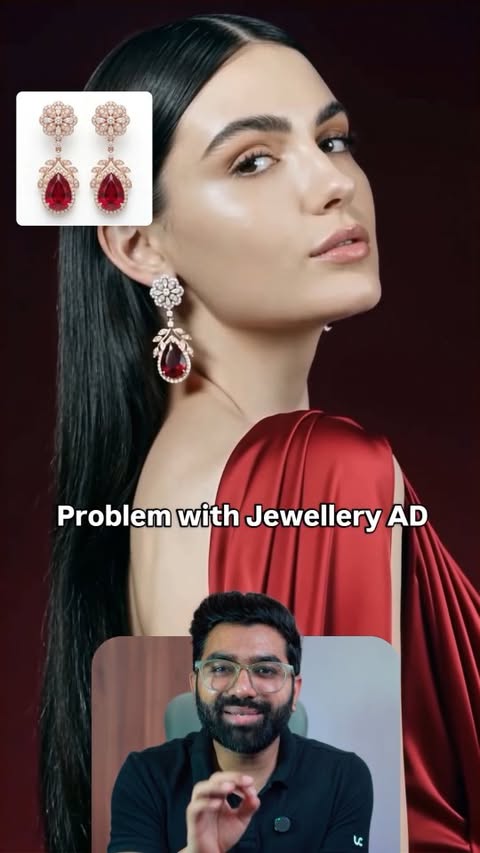 Instagram post by @neuraltech.ai for ElevenLabs. Caption reads: Running a jewelry business means you constantly....