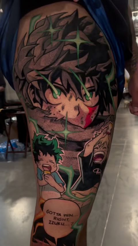 Instagram post by @rustik_uno for EMALLA Official. Caption reads: This one’s for the My Hero Academia fans. 🙌🏽 If....
