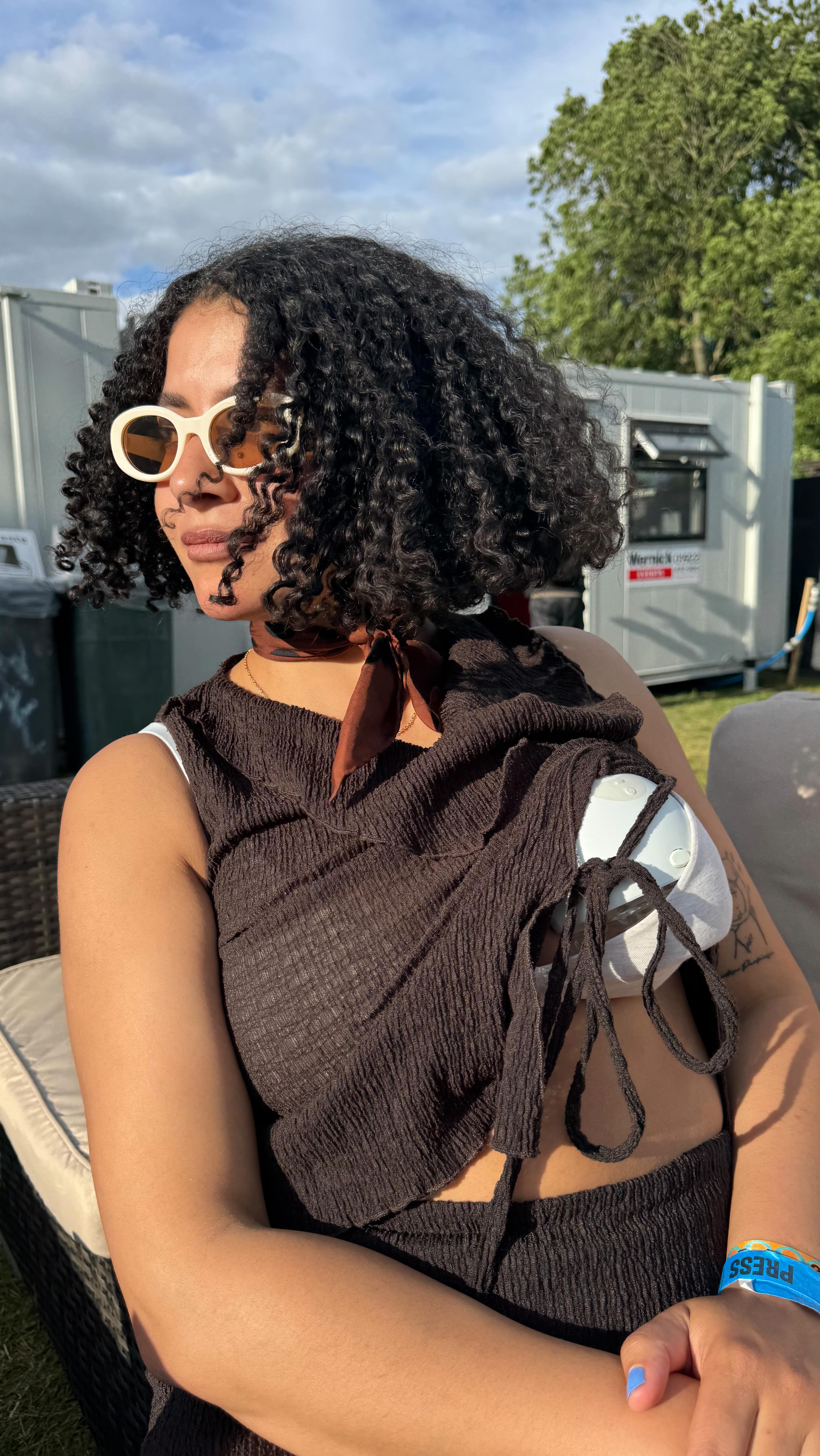 Instagram post by @selenajoan__ for Elvie. Caption reads: I had my first night away from Phoenix and headed....