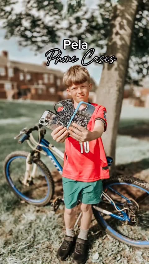 Instagram post by @sophia_and_williams_world for Pela Case. Caption reads: 📱 PELA CASES 📱 Ad. . Have you ever thought about....