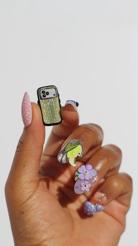 Instagram post by @theeditorialnail for Pinterest. Caption reads: [...] 𝐅𝐥𝐨𝐫𝐚, 𝐚𝐧𝐝 𝐅𝐮𝐧𝐠𝐚. Pinterest....