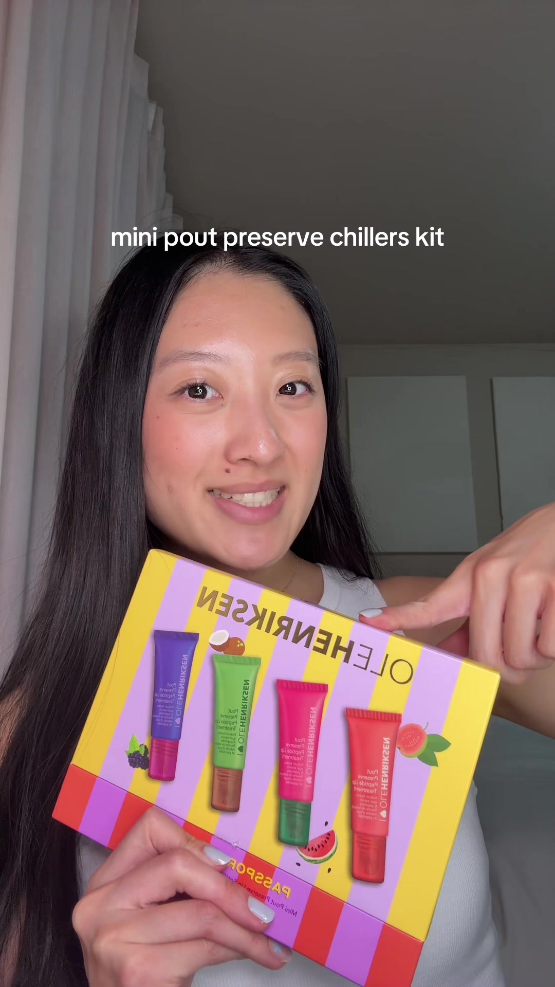 TikTok post by @sincerelylaure for OLEHENRIKSEN. Caption reads: [...] preserve chillers from @Olehenriksen now....