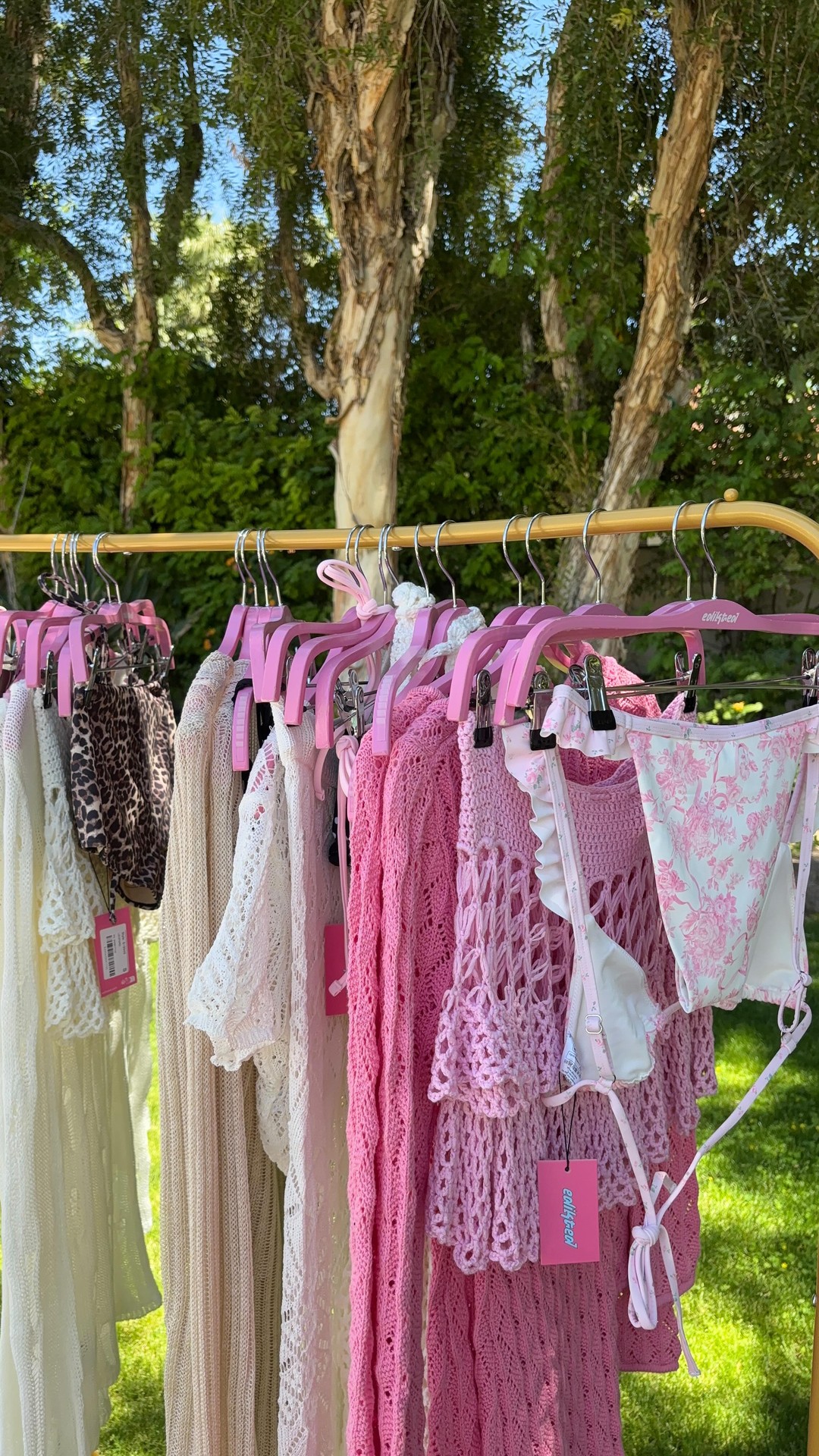 Instagram post by @giaduddy for Edikted. Caption reads: the cutest always @edikted ❤️‍🔥 shop with code....