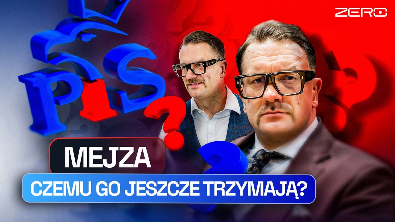 YouTube post by @KanalZeroPL for STS. Caption reads: MEJZA. Scandals, accusations, counter-versions.