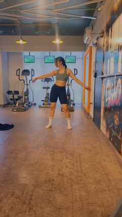 Instagram post by @taabir_ for IRONGEAR Fitness. Caption reads: When IronGear comes through with the OG Gym Girl....