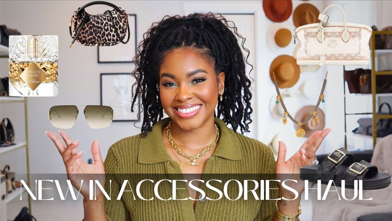 YouTube post by @AliciaGettys for Brandon Blackwood. Caption reads: New in Accessories || My Favorite  Perfume,....