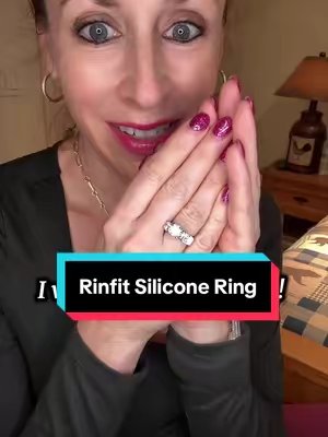 TikTok post by @love2mix72 for Rinfit. Caption reads: [...] this ring would be!!! Holy cow!! @Rinfit....