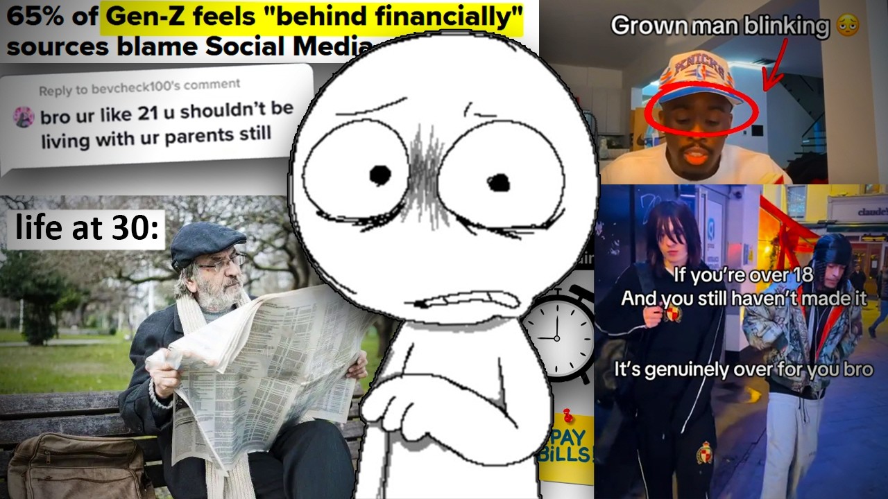 YouTube post by @wheresdav for Sphinx LLC. Caption reads: Gen Z - is obsessed with age....
