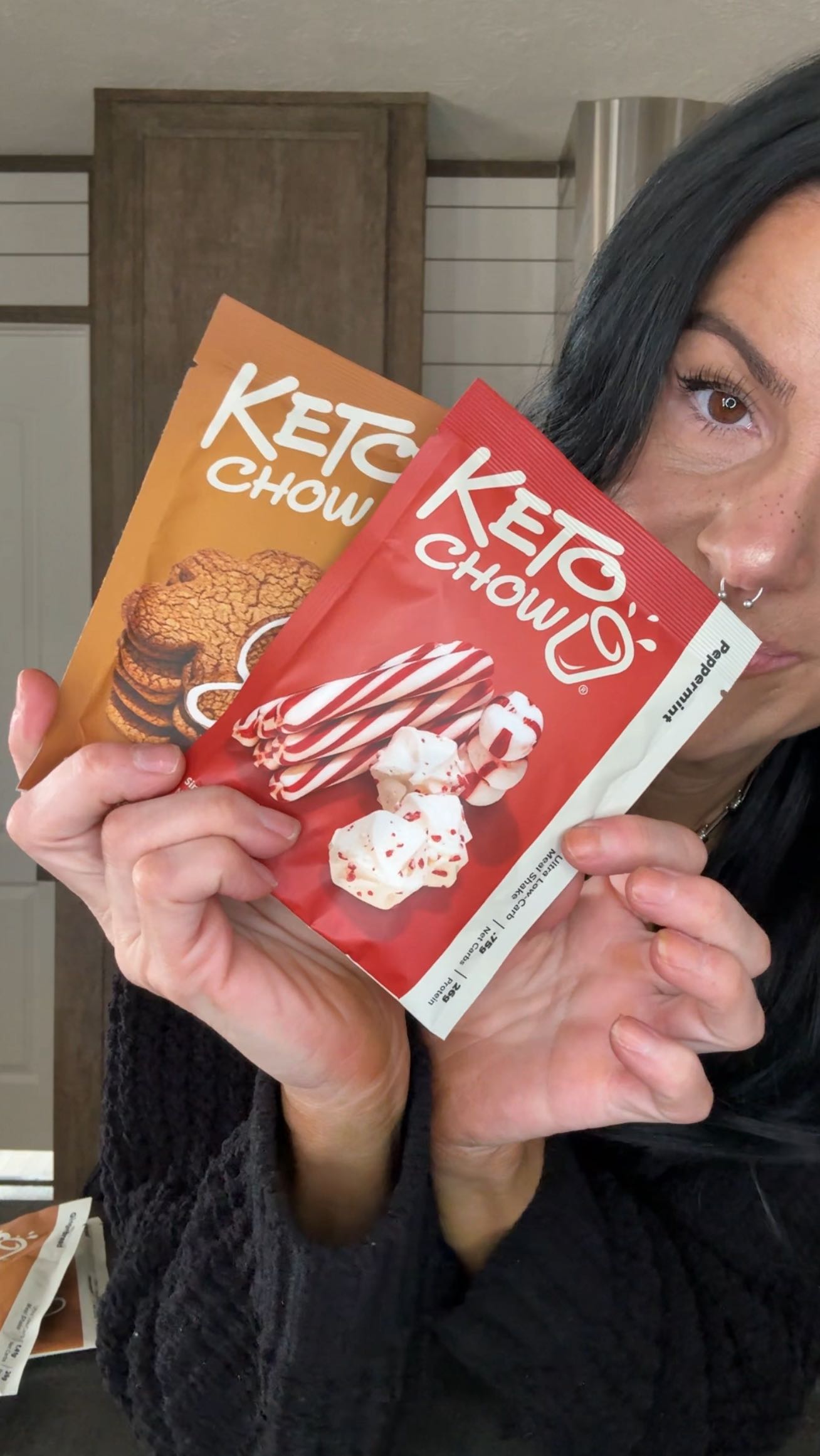 Instagram post by @the_keto_dealer for Keto Chow. Caption reads: 🤶🏼 It’s that time… TWO of @ketochow ‘s most....