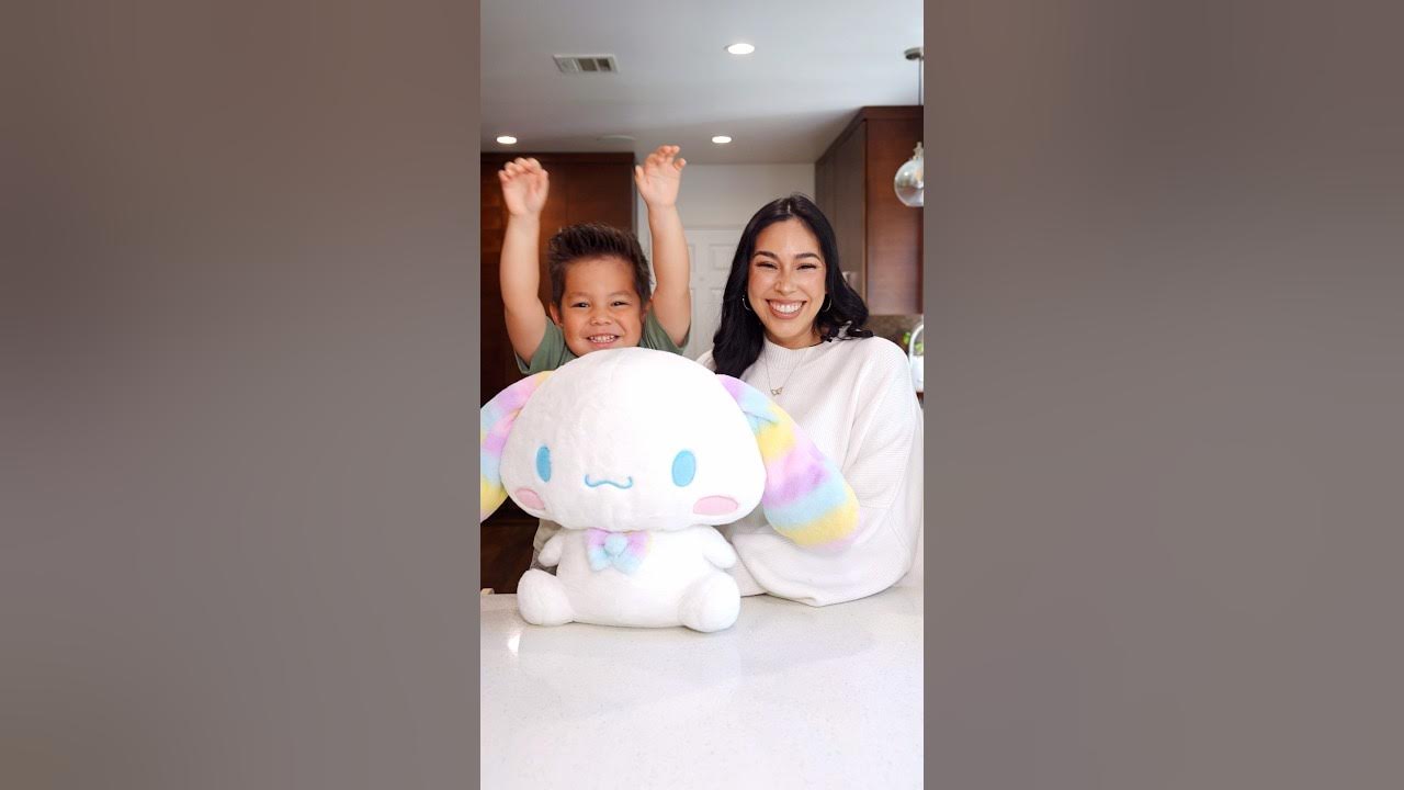 YouTube post by @TiffyQuake for Sanrio. Caption reads: [...] on IG and get ready for the cuteness!....