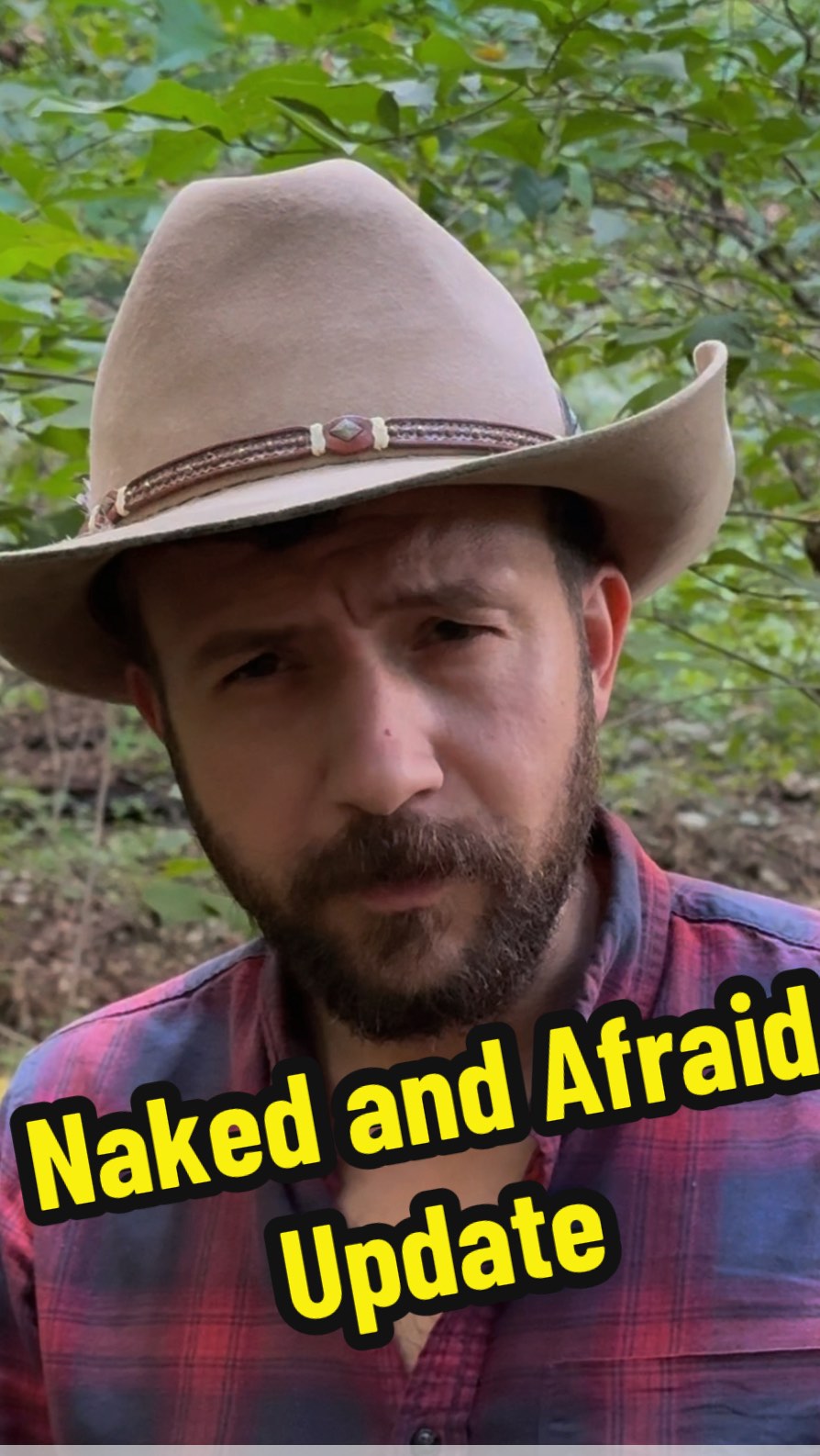 Instagram post by @frontier_farmer for Discovery. Caption reads: #nakedandafraid #update #frontierfarmer....